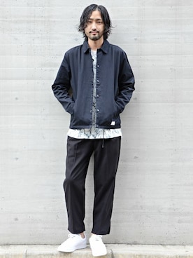 「モルガンオム」｜「アイテム（ブルゾン）」を使った、bunsanさん（メンズ・178cm）の秋コーディネート