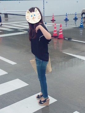 「8seconds（エイトセカンズ）のアイテム（バッグ）」を使った、totoCHANさん（レディース・153cm）の夏コーディネート