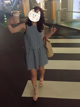 「8seconds（エイトセカンズ）のアイテム（バッグ）」を使った、totoCHANさん（レディース・153cm）の夏コーディネート