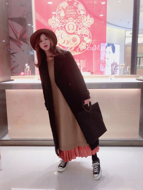 TODAYFUL（トゥデイフル）の「シャギーロングコート（チェスターコート 