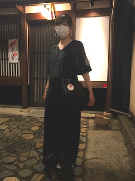 「FRAMeWORK（フレームワーク）のアイテム（ワンピース/ドレス）」を使った、n★pさん（レディース・167cm）の夏コーディネート