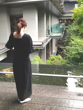 「FRAMeWORK（フレームワーク）のアイテム（ワンピース/ドレス）」を使った、n★pさん（レディース・167cm）の夏コーディネート