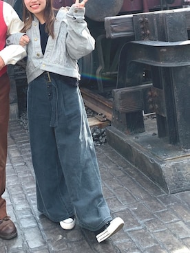 「RD（ルージュ ディアマン）のアイテム」を使った、みさん（レディース・151cm）の秋コーディネート