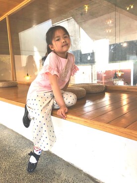 「村上村舍」｜yu_yulingさん（キッズ・130cm）の春コーディネート