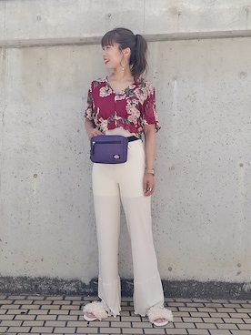 wacha↯さん（レディース・60cm）の夏コーディネート