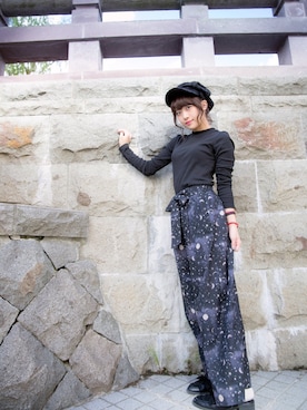 「Marc by Marc Jacobs（マークバイマークジェイコブス）のアイテム（ブレスレット）」を使った、charoさん（レディース・152cm）の秋コーディネート