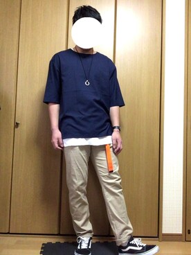 「アイテム（バングル/リストバンド）」を使った、SOIさん（メンズ・173cm・20代）の春コーディネート