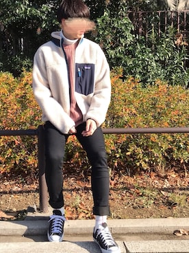 「アイテム（ブルゾン）」を使った、KEIさん（メンズ・176cm・10代）の冬コーディネート