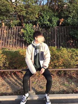 「アイテム（ブルゾン）」を使った、KEIさん（メンズ・176cm・10代）の冬コーディネート