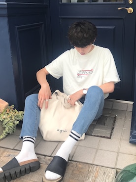 「ADER error」｜「アイテム（アナログ腕時計）」を使った、KEIさん（メンズ・176cm）の夏コーディネート