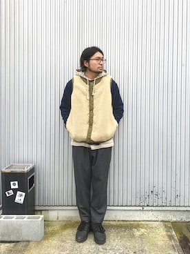 「CEASTERS（ケステル）のアイテム」を使った、Yushi Amanoさん（メンズ・174cm）の秋コーディネート