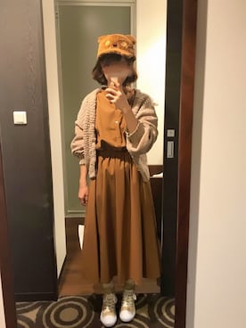 「Heather（ヘザー）のアイテム（PC・スマホグッズ/家電）」を使った、く ま お🧸さん（レディース・160cm）の秋コーディネート