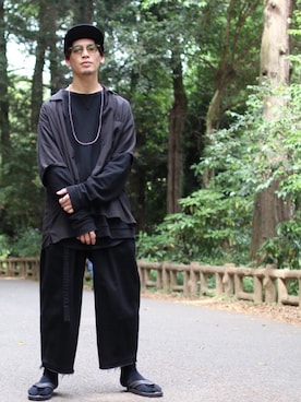 「marka（マーカ）のアイテム（帽子）」を使った、sssshunnnnさん（メンズ・177cm）の夏コーディネート