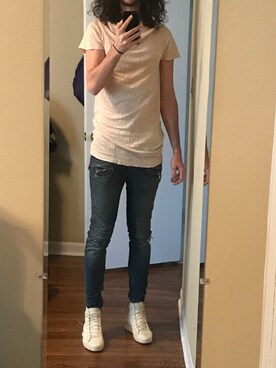 「Choiceのアイテム」を使った、jnechtさん（メンズ・196cm）の冬コーディネート