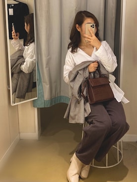 Hozu🧸さん(レディース・154cm)の秋コーディネート