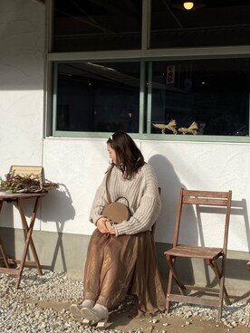 Hozu🧸さん（レディース・154cm）の冬コーディネート