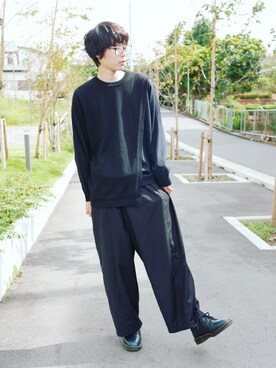 「Who'sWho（フーズフー）のアイテム」を使った、現役看護師モデル【kou】さん（メンズ・177cm）の秋コーディネート