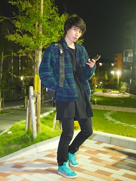 現役看護師モデル【kou】さん（メンズ・177cm）の秋コーディネート