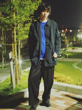 「Who'sWho（フーズフー）のアイテム」を使った、現役看護師モデル【kou】さん（メンズ・177cm）の秋コーディネート