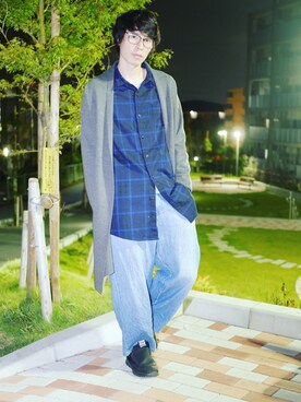 「Who'sWho（フーズフー）のアイテム」を使った、現役看護師モデル【kou】さん（メンズ・177cm）の秋コーディネート