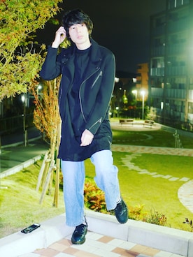 現役看護師モデル【kou】さん（メンズ・177cm）の秋コーディネート