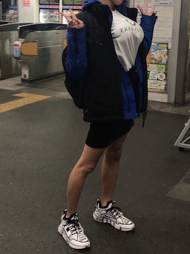 「G-STAR RAW（ジースターロゥ）のアイテム（ナイロンジャケット）」を使った、Red®︎さん（メンズ・170cm）の冬コーディネート