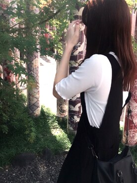「INGNI（イング）のアイテム（サロペット/オーバーオール）」を使った、annnco＊さん（レディース・153cm）の秋コーディネート