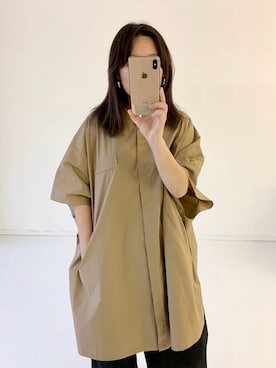 「Libra Cue（リブラ キュー）のアイテム（パンツ）」を使った、Libra Cue_abeさん（レディース・158cm）の夏コーディネート