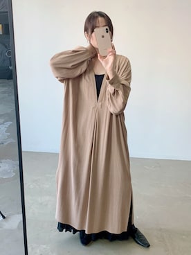 「Libra Cue（リブラ キュー）のアイテム（スカート）」を使った、Libra Cue_abeさん（レディース・158cm）の夏コーディネート