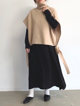 「Libra Cue（リブラ キュー）のアイテム（パンプス）」を使った、Libra Cue_abeさん（レディース・158cm）の秋コーディネート