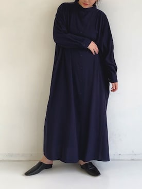 「Libra Cue（リブラ キュー）のアイテム（ワンピース/ドレス）」を使った、Libra Cue_abeさん（レディース・158cm）の秋コーディネート
