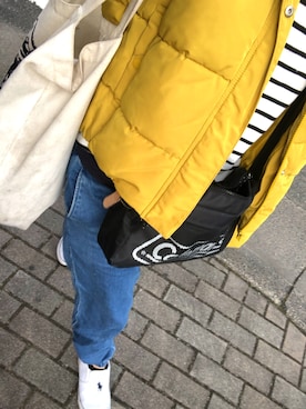 「アイテム（スリッポン）」を使った、TOMMYさん（レディース・158cm・20代）の冬コーディネート
