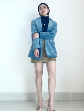 「STYLENANDA（スタイルナンダ）のアイテム（チュニック）」を使った、Jellychooさん（レディース・160cm）の冬コーディネート