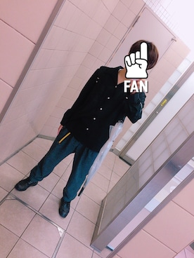 「FILA（フィラ）のアイテム（ブーツ）」を使った、masyさん（メンズ・165cm）の秋コーディネート