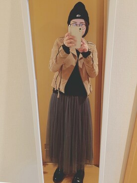 「ノースフェイス」｜occaさんさん（レディース・161cm）の冬コーディネート