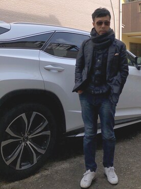 「JOSEPH（ジョセフ）のアイテム（ジャケット/アウター）」を使った、エースさん（メンズ・170cm）の冬コーディネート