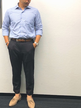 「INTERESSA（インテレッサ）のアイテム」を使った、エースさん（メンズ・170cm）の夏コーディネート