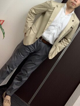 「INTERESSA（インテレッサ）のアイテム」を使った、エースさん（メンズ・170cm）の夏コーディネート