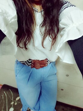 鈴木仁美さん(レディース・155cm)の春コーディネート