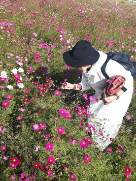 鈴木仁美さん（レディース・155cm）の春コーディネート