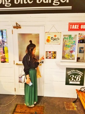 「おとなしめ」｜鈴木仁美さん（レディース・155cm）の夏コーディネート