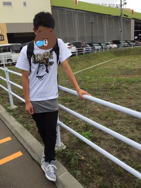 「VISON STREET（ヴィジョン ストリート）のアイテム」を使った、ドナルドさん（メンズ・172cm）の夏コーディネート