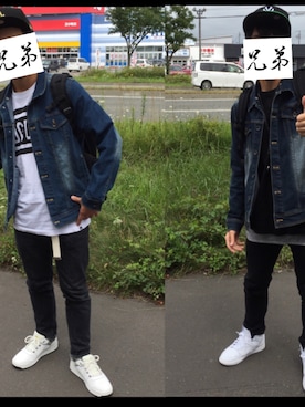 「VISON STREET（ヴィジョン ストリート）のアイテム」を使った、ドナルドさん（メンズ・170cm）の夏コーディネート