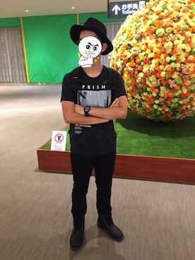 「VISON STREET（ヴィジョン ストリート）のアイテム」を使った、ドナルドさん（メンズ・170cm）の夏コーディネート