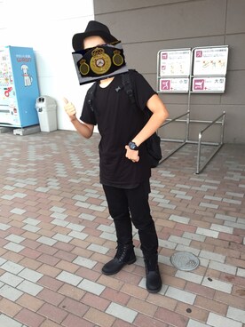 「VISON STREET（ヴィジョン ストリート）のアイテム」を使った、ドナルドさん（メンズ・170cm）の夏コーディネート