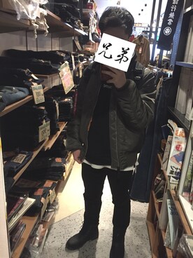 ドナルドさんの（Alpha Industries | アルファインダストリーズ）を使ったコーディネート