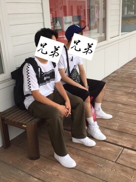 「VISON STREET（ヴィジョン ストリート）のアイテム」を使った、ドナルドさん（メンズ・172cm）の秋コーディネート