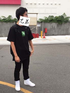 「VISON STREET（ヴィジョン ストリート）のアイテム」を使った、ドナルドさん（メンズ・172cm）の冬コーディネート