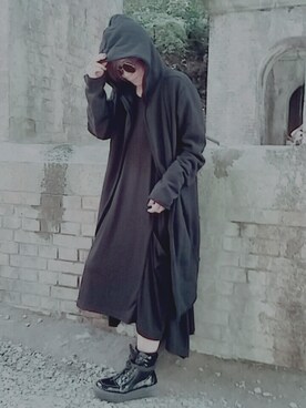 「ALBINO（アルビーノ）のアイテム（ワンピース/ドレス）」を使った、小麦さん（レディース・153cm）の秋コーディネート