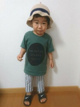 ゆう×いおさん（キッズ・80cm）の夏コーディネート